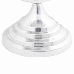 vidaXL Sculpture Argent Aluminium