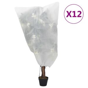 vidaXL Housses de protection pour plantes avec cordon de serrage 12Pièces