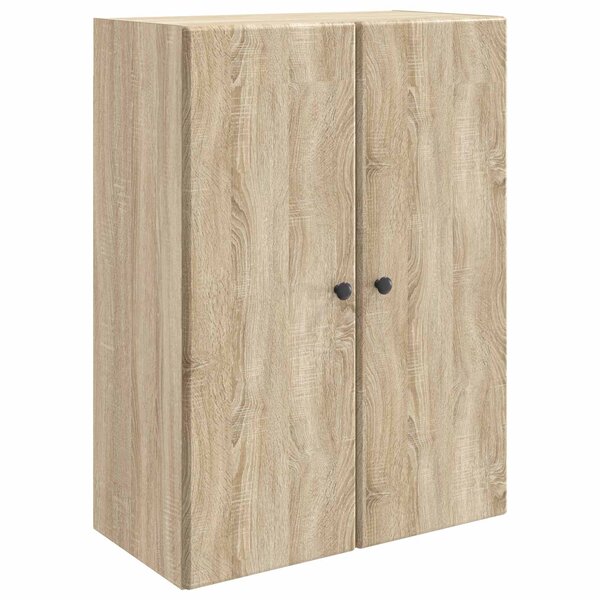 vidaXL Armoire Murale 66 x 34 5 x 90 cm Bois d'ingénierie Chêne Sonoma