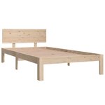 vidaXL Cadre de lit sans matelas bois massif de pin 100x200 cm