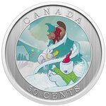 Monnaie WHIMSICAL HOLIDAY TREE Lenticular Métal 50 Cents Canada 2025