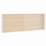 vidaXL Vitrine de collection en bois avec portes 100x8 5x37 cm