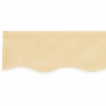 vidaXL Toile de rechange pour store banne 3 5x2 m Crème Polyester