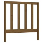vidaXL Tête de lit Marron miel 95x4x100 cm Bois massif de pin