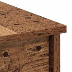 vidaXL Table basse Bois ancien 80 x 50 5 x 42 5 cm Bois d'ingénierie
