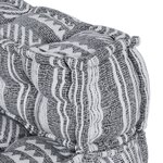 Pouf modulaire vidaXL Gris 70x70x54 en tissu