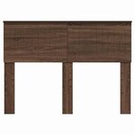 vidaXL Tête de lit Chêne brun 135 cm Bois d'ingénierie