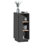 vidaXL Buffet Gris 34x40x75 cm Bois massif de pin