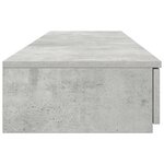 vidaXL Tiroirs de lit Gris béton 160x36 5x16 5 cm Bois d'ingénierie