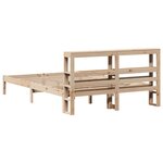 vidaXL Cadre de lit sans matelas 140x200 cm bois massif de pin