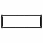 vidaXL Jardinière surélevée Noir 150 x 50 x 91 cm WPC et Aluminium