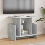 vidaXL Meuble TV Gris béton 50 x 35 x 45 cm Bois d'ingénierie