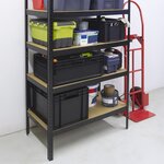 Pack and Move - Bac Gerbable - Charge 20 kg - 60 x 40 x 32 cm - Stockage  Rangement  Outils  Bricolage - Résistant - Réutilisable - 60L