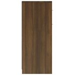 vidaXL Armoire de bain Chêne marron 60x33x80 cm Bois d'ingénierie