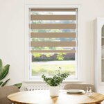 vidaXL Store zèbre marron sable largeur du tissu 70 9 cm polyester
