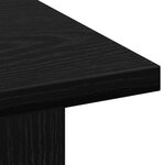 vidaXL Table basse Chêne noir 77 x 55 x 42 cm Bois d'ingénierie