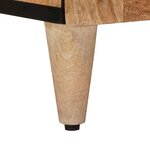 vidaXL Buffet avec porte Naturel 40 x 33 x 75 cm Bois de mangue massif