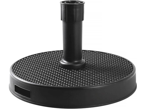 Pied de parasol rond - ø48.5 x 31 cm - Béton - Tressé
