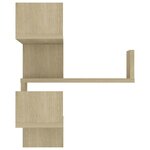 vidaXL Étagère d'angle murale Chêne Sonoma 40x40x50 cm bois ingénierie