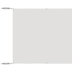 vidaXL Auvent vertical Blanc 60x1200 cm Tissu oxford