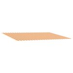 vidaXL Toile de rechange pour auvent Multicolore 350 x 250 cm