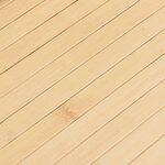 vidaXL Tapis rectangulaire naturel clair 80x400 cm bambou