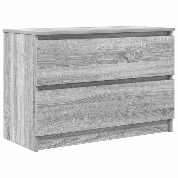 vidaXL Meuble TV sonoma gris 80x35x54 cm bois d'ingénierie