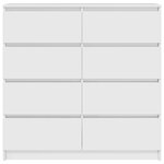 vidaXL Buffet blanc 100x35x99 cm bois d'ingénierie