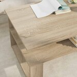 vidaXL Table basse Chêne Sonoma 90 x 50 x 40 cm Bois d'ingénierie