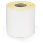 Étiquette papier blanc mat pour imprimante jet d'encre couleur 100 x 74 mm diamètre 40 mm (lot de 450)