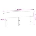 vidaXL Tête de lit cire marron 180 cm bois massif de pin