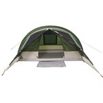 vidaXL Tente de camping de cabine 4 personnes vert imperméable