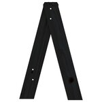 vidaXL Tabourets lot de 2 noir 40x40x60 cm bois massif de pin