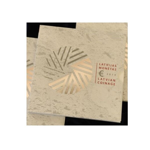 Coffret série euro BU Lettonie 2015