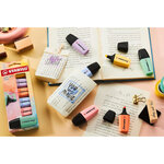 Surligneur BOSS MINI Pastel  étui carton de 6 STABILO