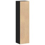 vidaXL Bibliothèque Chêne noir 36 x 30 x 143 cm Bois d'ingénierie