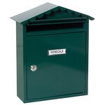 Boîte aux Lettres en Acier  Visit E5743  Anti-pluie  Vert