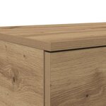 Tiroirs de lit vidaXL Chêne artisan 120x36 5x16 5 cm En bois d'ingénierie