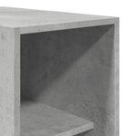 vidaXL Garde-robe gris béton 30x50x200 cm bois d'ingénierie