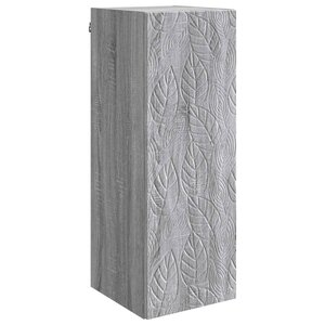 vidaXL Armoire Murale Sonoma gris 33 x 34 5 x 90 cm Bois d'ingénierie