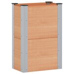 vidaXL Jardinière surélevée Marron 50 x 30 x 72 cm