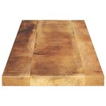 vidaXL Dessus de table rectangulaire bois massif de manguier brut