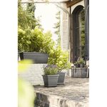 PoeTIC - Bac My City Garden carré 30 granite - 29,6 x 29,6 x 25,6 cm - 13L