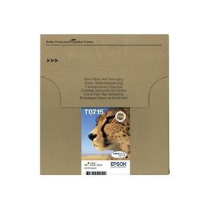 Cartouche epson t0715 guépard cartouches d'encre multipack c m j n