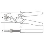 Beta tools pince à sertir 1609 professional acier