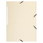Chemise À Élastiques Maxi Capacity Carte Lustrée 425gm2 - A4 - Ivoire - X 25 - Exacompta