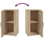 vidaXL Buffet Chêne sonoma 40x33x70 cm Bois d'ingénierie