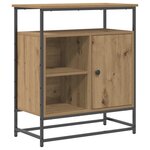 vidaXL Buffet Chêne artisanal 69 x 35 x 80 cm Bois d'ingénierie