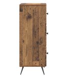 vidaXL Armoire à tiroirs Bois ancien 33 x 34 5 x 90 cm