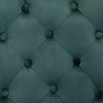 vidaXL Chaises à manger lot de 4 vert foncé velours